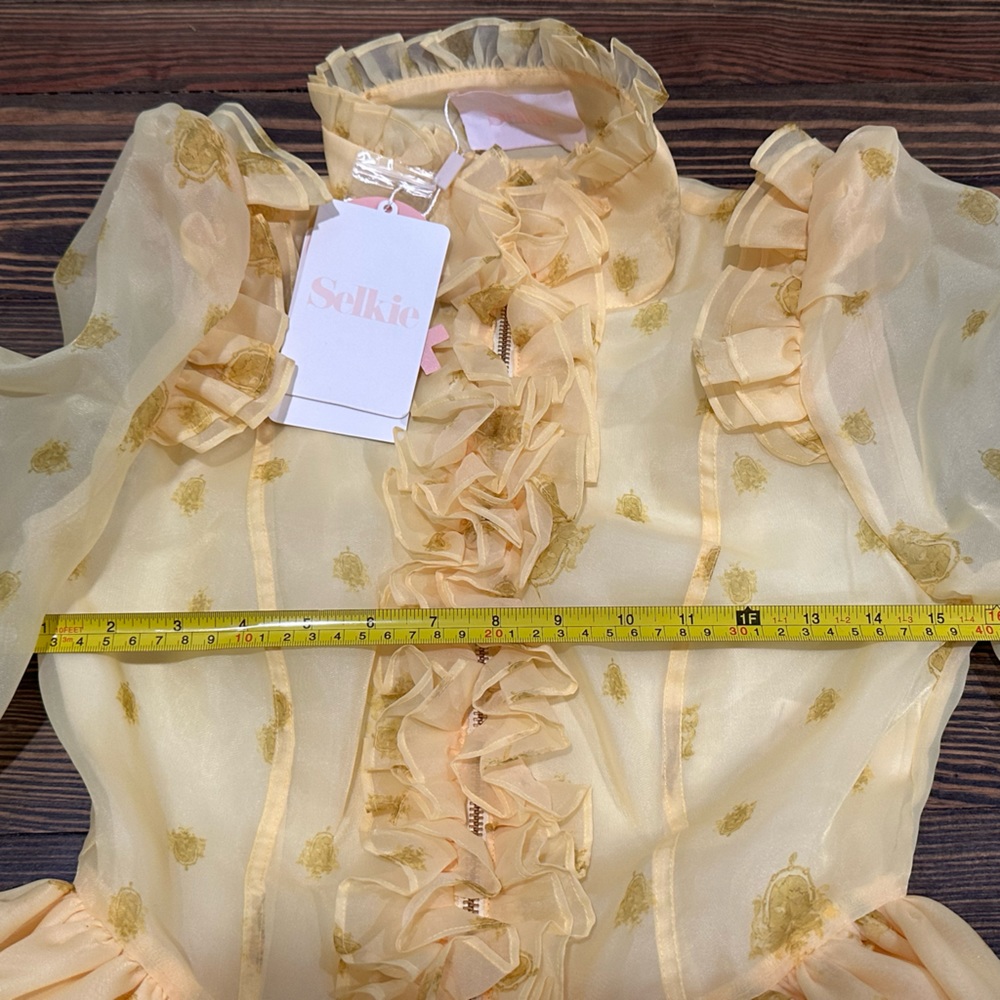 NWT SELKIE THE BANQUET BLOUSE - Picture 12 of 14